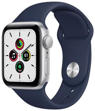 Apple Watch SE, 40mm Silver/A.Blue S.Band