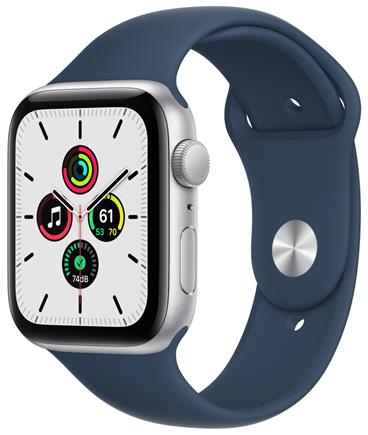 Apple Watch SE, 44mm Silver/A.Blue S.Band