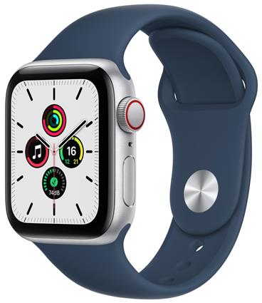 Apple Watch SE Cell, 40mm Silver/A.Blue S.Band