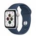 APPLE Watch SE GPS, 40mm Silver Alum. Case with Abyss Blue Sport Band - Regular