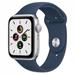 APPLE Watch SE GPS, 44mm Silver Alum. Case with Abyss Blue Sport Band - Regular