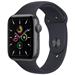 APPLE Watch SE GPS, 44mm Space Grey Alum. Case with Midnight Sport Band - Regular