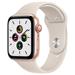 APPLE Watch SE GPS + Cellular, 44mm Gold Alum. Case with Starlight Sport Band - Regular