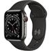 Apple Watch Series 6 40mm Cellular grafitová ocel s černým sportovním řemínkem