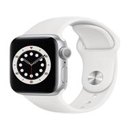 Apple Watch Series 6 40mm Silver se sportovním řemínkem