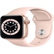 Apple Watch Series 6 44mm Rose Gold se sportovním řemínkem