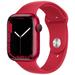 Apple Watch Series 7 45mm (PRODUCT)RED hliník s červeným sportovním řemínkem