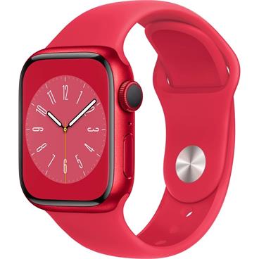 APPLE Watch Series 8 GPS 41mm (PRODUCT)RED Aluminium Case with RED Sport Band - Regular