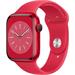 APPLE Watch Series 8 GPS + Cellular 45mm (PRODUCT)RED Aluminium Case with RED Sport Band - Regular