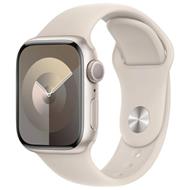 Apple Watch Series 9 41mm Hvězdně bílý hliník s hvězdně bílým sportovním řemínkem S/M