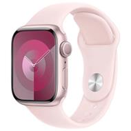 Apple Watch Series 9 41mm Růžový hliník se světle růžovým sportovním řemínkem M/L