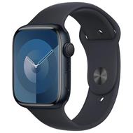 Apple Watch Series 9 41mm Temně inkoustový hliník s temně inkoustovým sportovním řemínkem M/L