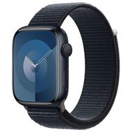 Apple Watch Series 9 45mm Temně inkoustový hliník s temně inkoustovým provlékacím řemínkem