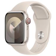 Apple Watch Series 9 Cellular 41mm Hvězdně bílý hliník s hvězdně bílým sportovním řemínkem S/M