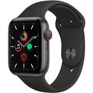 Apple Watch Series SE 44mm Cellular vesmírně šedý hliník s černým sportovním řemínkem