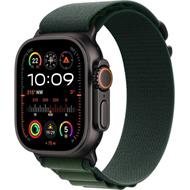 Apple Watch Ultra 2 (2024) 49mm Černý titan s tmavě zeleným alpským tahem M