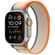 Apple Watch Ultra 2 49mm titanová s oranžovobéžovým trailovým tahem S/M