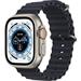 APPLE Watch Ultra GPS + Cellular, 49mm Titanium Case with Midnight Ocean Band