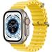 APPLE Watch Ultra GPS + Cellular, 49mm Titanium Case with Yellow Ocean Band