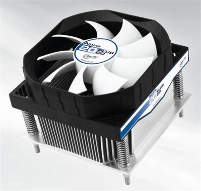 Arctic Cooling Alpine 20 PLUS CO (Intel Socket LGA 2011, LGA 2011-3, LGA 2066), 92mm, dual ball bearing