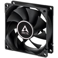 ARCTIC F8, 80x80x25 mm case fan low noise, 2000 RPM, 3-pin, černá