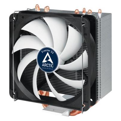 ARCTIC Freezer 33, CPU Cooler for Intel socket 2011(-v3)/1150/1151/1155/1156/2066 & AMD socket AM4, direct touch