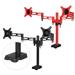 ARCTIC Z2 red - dual monitor arm with USB Hub integrated (red color)