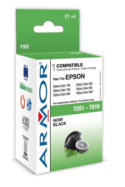 ARMOR cartridge pro EPSON Stylus Color 740/760/860/1160/1520 Black (T051140,S020108)