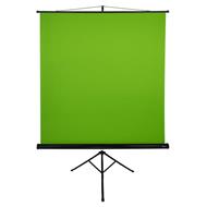 AROZZI Green Screen/ zelené plátno pro fotografy a streamery/ mobilní trojnožka 90" (228 cm)/ 157 x 157 cm/ case černý