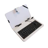 ART pouzdro + klávesnice micro+mini USB pro TABLET 7'' , bílé, AB-101A