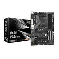 ASROCK MB B450 PRO4 R2.0 (AM4, amd B450, 4xDDR4 3200, 6xSATA3, 7.1, VGA+HDMI +DPort, USB3.1, ATX)