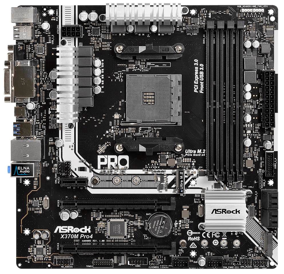 Asrock x370m pro4 обзор