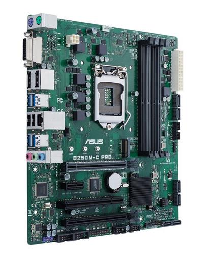 ASUS B250M-C PRO/CSM, 1151, B250, 4xDDR4, PCIe 3.0x16, SATAIII, M.2, DP/DVI-D, uATX