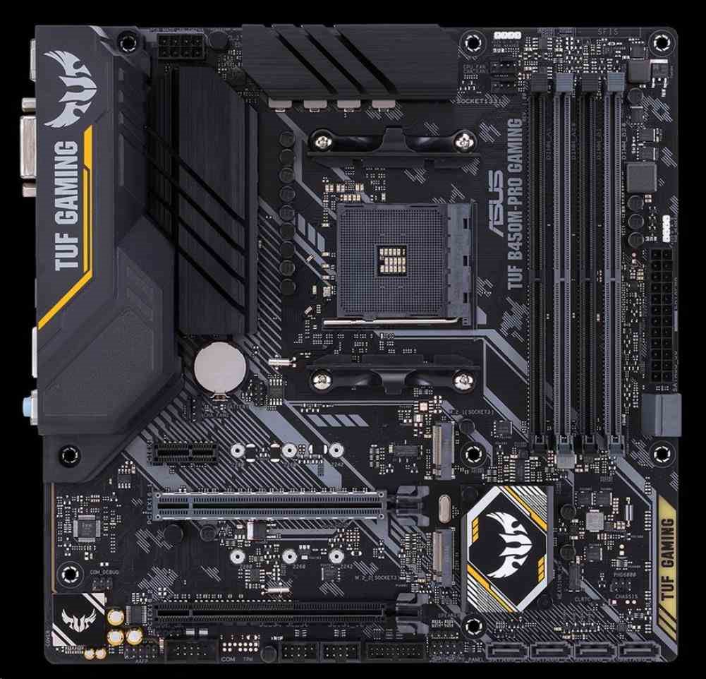 ASUS B450M-PRO GAMING Socket AM4, B450, 4x DDR4, SATA 6Gb/s, HDMI, M.2, USB 3.1 Gen 2, mATX