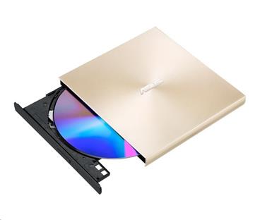 ASUS DVD ZenDrive SDRW-08U8M-U GOLD, External Slim DVD-RW, zlatá
