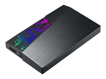 ASUS EHD-A2T/2TB/BLK HDD Extern FX 2.5inch 2TB External Hard Drive Aura Sync RGB USB 3.0