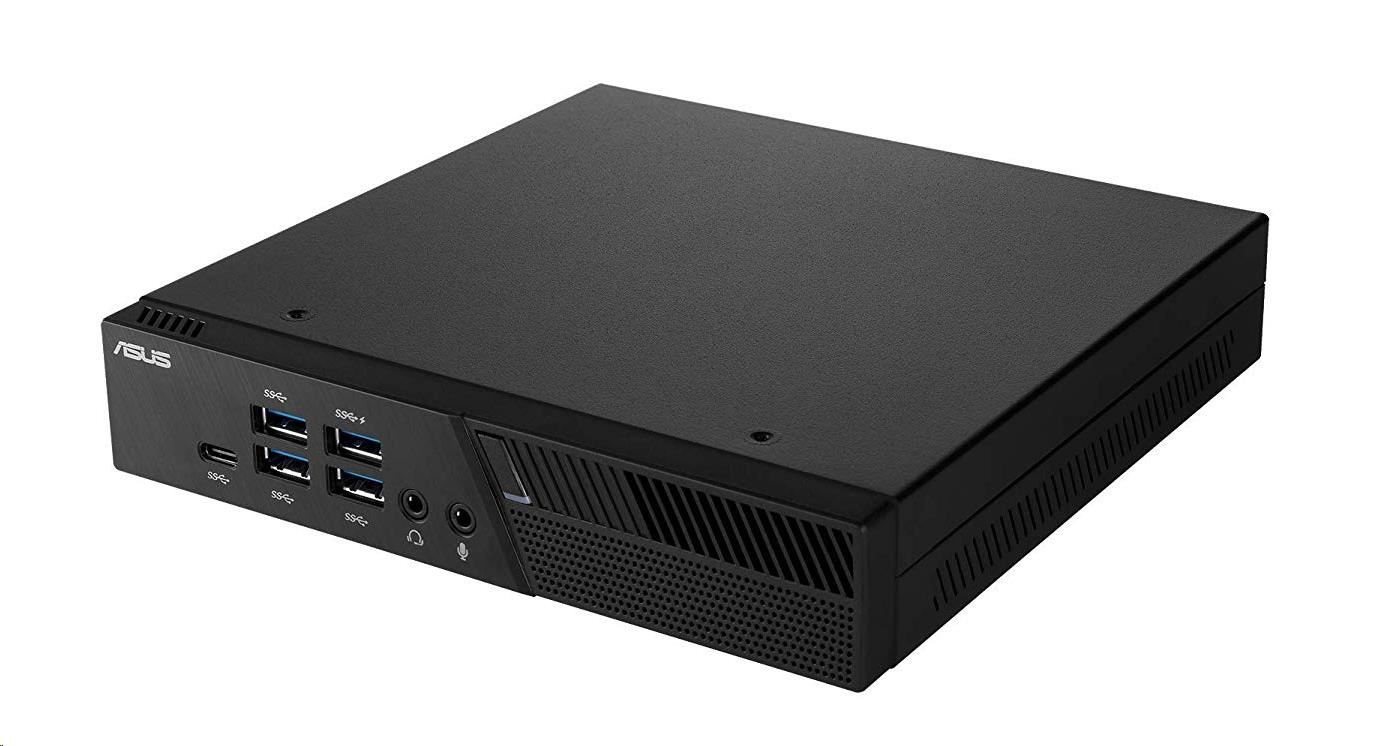 ASUS PB40 - Celeron N4000, 4GB, 64G eMMC + 2,5" slot, intel HD, WiFi, BT, COM, bez OS, černý