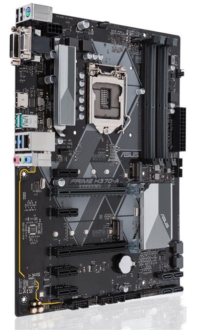 ASUS PRIME H370-A, Intel LGA-1151, 4xDDR4, M.2, HDMI, SATA 6Gb/s, USB 3.1 Gen 2, ATX