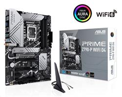 ASUS PRIME Z790-P WIFI D4 / Intel Z790 / LGA1700 / 4x DDR4 / 3x M.2 / HDMI / DP / USB-C / WiFi / ATX
