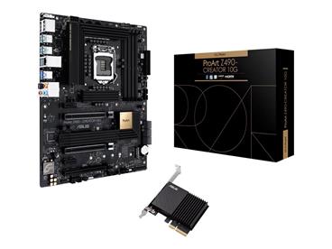 ASUS ProART Z490-CREATOR 10G LGA1200 DDR4 2xM.2 4xSATA 2.5Gbps LAN 1xHDMI 1xDP ATX MB