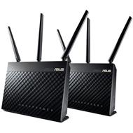 ASUS RT-AC68U (2-PK), AiMesh AC1900 WiFi System (2 Pack)