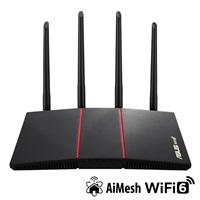 ASUS RT-AX55 Wireless AX1800 Wifi 6 Router + Bitdefender Total Security 5 zařízení na 1 rok el. licence
