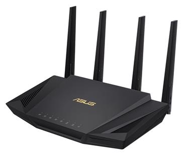 ASUS RT-AX58U v2 Wireless AX3000 Wifi 6 Router + myš ROG GLADIUS II CORE