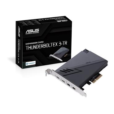 ASUS THUNDERBOLTEX 4 expansion card, dual Thunderbolt, 3 ports (USB Type-C), DP 1.4, PCIe 3.0 x4
