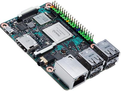 ASUS TINKER BOARD/2GB / Cortex A17 / 1x HDMI / MicroSD / LAN / Wi-Fi / 4x USB2.0 /