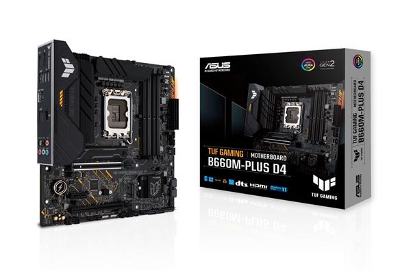 ASUS TUF GAMING B660M-PLUS D4 soc 1700 B660 DDR4 mATX HDMi DP