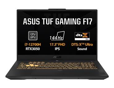 ASUS TUF Gaming F17 i7-12700H/32GB/1TB SSD/RTX 3050 4GB/17,3"/FHD/IPS/144Hz/2y PUR/Windows 11 Home/šedá