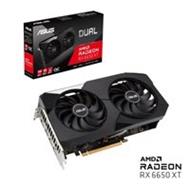 ASUS VGA AMD Radeon Dual RX 6650 XT OC Edition 8GB GDDR6, RX 6650 XT, 8GB GDDR6, 3xDP, 1xHDMI