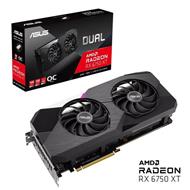 ASUS VGA AMD Radeon Dual RX 6750 XT OC Edition 12GB GDDR6, RX 6750 XT, 12GB GDDR6, 3xDP, 1xHDMI