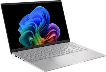 ASUS Vivobook S 15 OLED-Snapdragon X Elite X1E 78 100/32GB/1TB SSD/Qualcomm Adreno/15,6"/3K/OLED/2yPUR/Win11 PRO/stříbrn